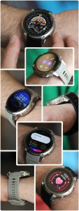 Smartwatch JG Smart SMARTWATCH MĘSKI ZEGAREK WODOODPORNY GPS MAPY ROZMOWY MENU PL AMOLED 500mAh 14