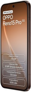 Smartfon Oppo Reno 15 Pro 5G 12/512GB Brązowy  (OPR15P5G12/512BRN) 4