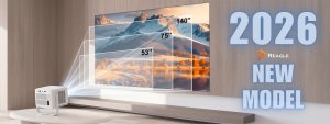 Projektor Reagle RZUTNIK PROJEKTOR LED 900 ANSI 8K 4K 140" ANDROID 14 SMART TV WIFI 6 HDR10 5