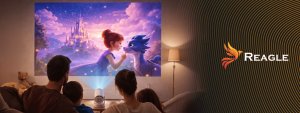 Projektor Reagle RZUTNIK MINI PROJEKTOR LED ANDROID 14 PRZENOŚNY 4K SMART TV WIFI MODEL 2026 REAGLE 2