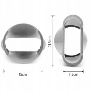 Mission Air Adapter do rury klimatyzatora przenośnego - średnica 15cm, długi 6