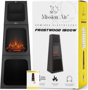 Mission Air Kominek Elektryczny Frostwood 1800W 5