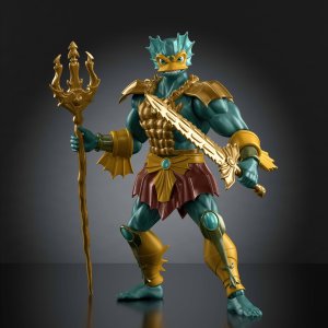 Figurka Mattel He-Man Masters of the Universe Tryton Mer-Man 15 cm + akcesoria JHK02 4