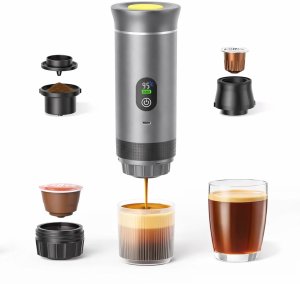 Przenośny ekspres do kawy De Gusto KF-JN-02Pro 2.0m 72 W szary 2