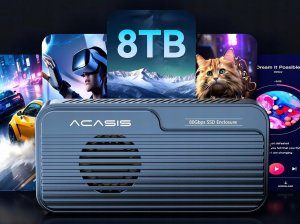 Obudowa SilentiumPC ACASIS TBU 501 PRO 80 Gbps M.2 NVMe SSD obudowa z wentylatorem 4