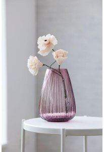 Bitz Kusintha 22 cm Pink Glass 25347 2