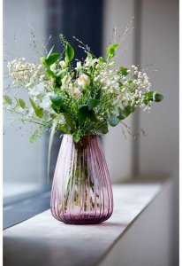 Bitz Kusintha 22 cm Pink Glass 25347 3