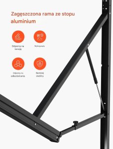 Aptel Markiza do kampera 5809 mm elektryczna rozsuwana aluminiowa do RV 6