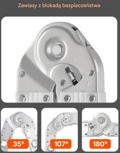 Profi Tools Drabina wielofunkcyjna 7w1 teleskopowa 4-stopniowa 4,7m do domu 5