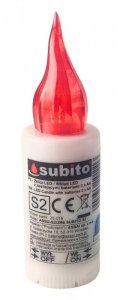Dekoracja świąteczna Subito Wkłady do zniczy LED S2 48 sztuk mix 3
