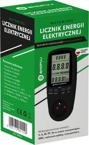 Smart Hardware Watomierz Licznik energii elektrycznej Miernik Amperomierz Polskie menu 2