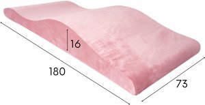 ATL DA643A Materac anatomiczny kosmetyczny    do przedłużania rzęs różowy 4
