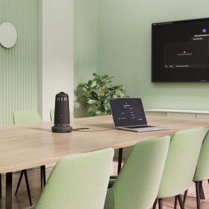 Kamera internetowa OWL Owl Labs Meeting Owl 5 Pro inteligentna kamera do wideokonferencji 4K 360 stopni, mikrofon i głośnik (automatyczne ustawianie ostrości głośnika, BYOD z jednym kablem, natywna obsługa HDMI i Ethernet) 5