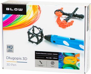 Długopis 3D Blow 55-003# Długopis 3d drukarka 3d niebieski + 10m filament mix 6