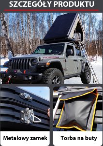 Einparts Automotive EINPARTS Namiot dachowy EPTENT05 Z materacem 50mm i oknem dachowym sky roof 5