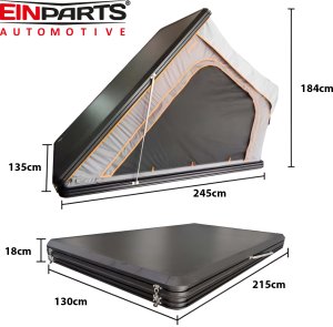 Einparts Automotive EINPARTS Namiot dachowy EPTENT05 Z materacem 50mm i oknem dachowym sky roof 7