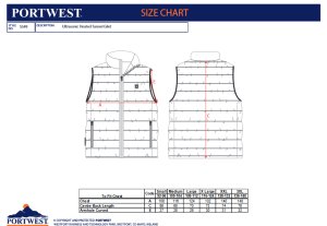 Kurtka męska Portwest S549 - Ocieplacz ogrzewany Ultrasonic - granatowy S 3