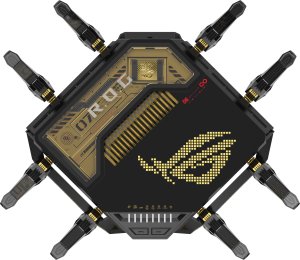 Router Asus ASUS ROG Rapture GT-BE98 router bezprzewodowy 10 Gigabit Ethernet Quad-band (2.4 GHz / 5 GHz-1 / 5 GHz-2 / 6 GHz) Czarny 3