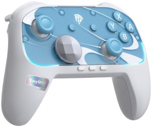 Pad EasySMX EasySMX S10 Pad bezprzewodowy SWITCH2 biało/niebieski 3
