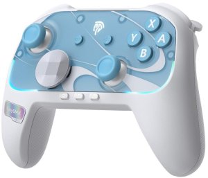 Pad EasySMX EasySMX S10 Pad bezprzewodowy SWITCH2 biało/niebieski 4