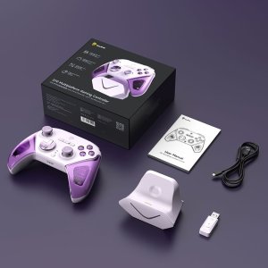 Pad EasySMX EasySMX D10 Pad bezprzewodowy PC/Switch/iOS/Android/ Steam Deck fioletowy 12