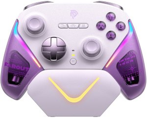 Pad EasySMX EasySMX D10 Pad bezprzewodowy PC/Switch/iOS/Android/ Steam Deck fioletowy 3