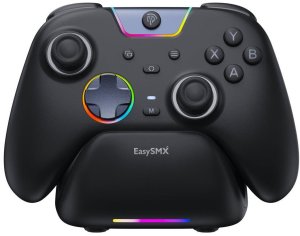 Pad EasySMX EasySMX X05Pro Pad bezprzewodowy PC/Switch/iOS/Android/Steam Deck czarny + stacja dokujaca 3