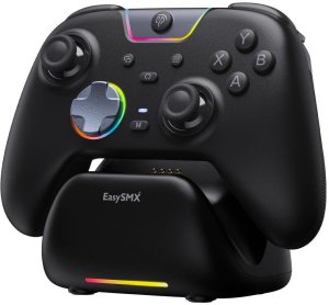 Pad EasySMX EasySMX X05Pro Pad bezprzewodowy PC/Switch/iOS/Android/Steam Deck czarny + stacja dokujaca 7