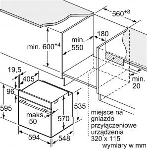 Piekarnik Bosch HBA534EB0 6