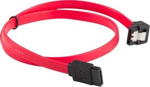 Lanberg SATA - SATA, 0.3m, Czerwony (CA-SASA-13CU-0030-R) 2