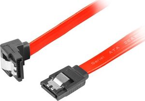 Lanberg SATA - SATA, 0.3m, Czerwony (CA-SASA-13CU-0030-R) 3