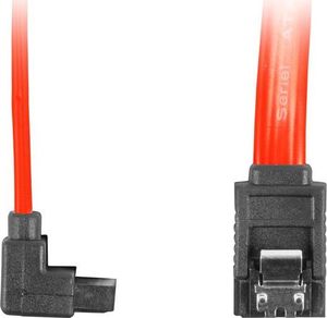 Lanberg SATA - SATA, 0.3m, Czerwony (CA-SASA-13CC-0030-R) 2
