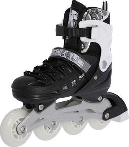 Rolki Nils Extreme NH10905 z wymienną płozą regulowane czarno-białe r. 35-38 6