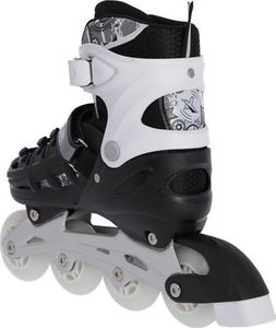 Rolki Nils Extreme NH10905 z wymienną płozą regulowane czarno-białe r. 31-34 11