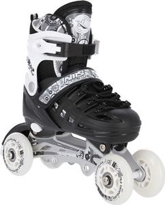 Rolki Nils Extreme NH10905 z wymienną płozą regulowane czarno-białe r. 31-34 21