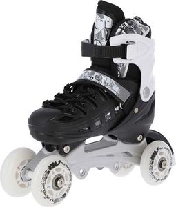 Rolki Nils Extreme NH10905 z wymienną płozą regulowane czarno-białe r. 31-34 23