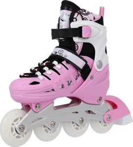 Rolki Nils Extreme NH10905 z wymienną płozą regulowane różowe r. 31-34 5