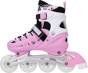 Rolki Nils Extreme NH10905 z wymienną płozą regulowane różowe r. 31-34 6