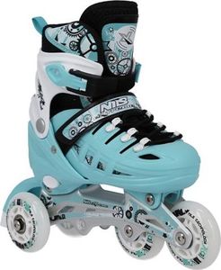 Rolki Nils Extreme NH10905 z wymienną płozą regulowane miętowe r. 35-38 8