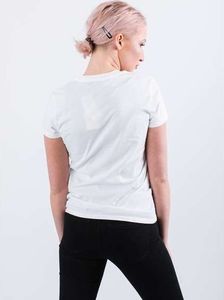 Levi`s THE PERFECT TEE 0053 LARGE BATWING WHITE - XS - damskie - biały 4