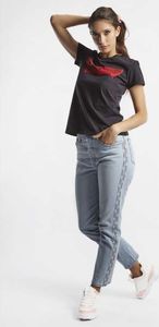 Levi`s THE PERFECT GRAPHIC TEE 0201 LARGE BATWING BLACK - XS - damskie - czarny 3