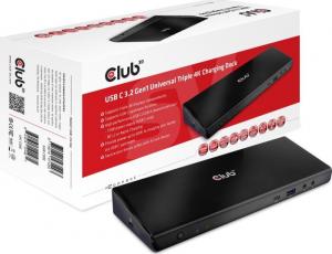 Stacja/replikator Club 3D Triple 4K Charging Dock USB-C (CSV-1562) 2