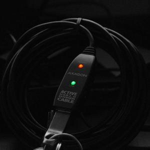 Kabel USB Axagon USB-A - USB-A 10 m Czarny (ADR-210) 7