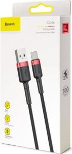Kabel USB Baseus USB-A - USB-C 3 m Czarno-czerwony (CATKLF-U91) 20