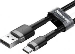 Kabel USB Baseus USB-A - USB-C 3 m Czarno-szary (6953156296343) 3