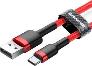 Kabel USB Baseus USB-A - USB-C 3 m Czerwony (CATKLF-U09) 4
