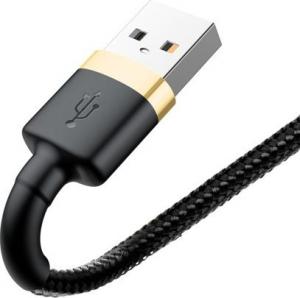 Kabel USB Baseus USB-A - Lightning 3 m Czarno-złoty (CALKLF-RV1) 4