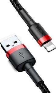 Kabel USB Baseus USB-A - Lightning 3 m Czarno-czerwony (CALKLF-R91) 2