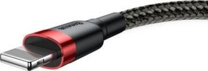 Kabel USB Baseus USB-A - Lightning 3 m Czarno-czerwony (CALKLF-R91) 3