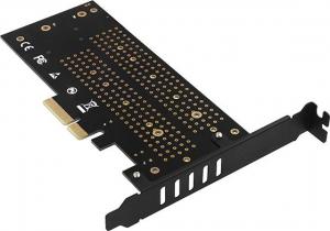 Kontroler Axagon PCIe 3.0 x4 - NVMe M-key + SATA B-key (PCEM2-D) 4